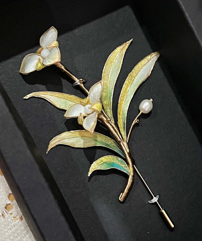 Orchid Bespoke Brooch-Silk Brooch(Ronghua)