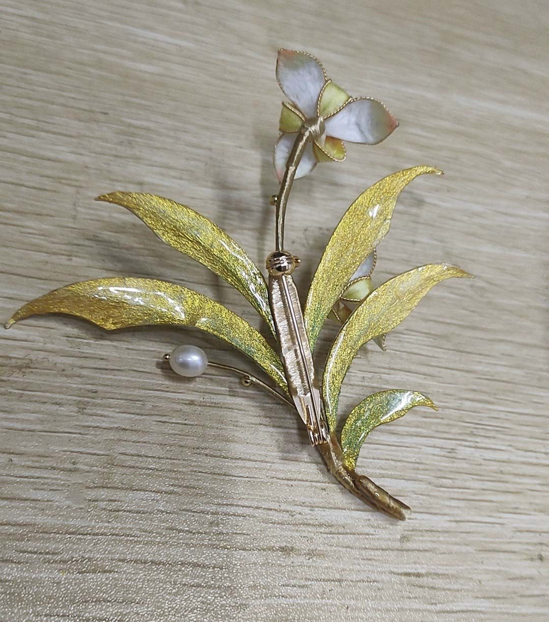 Orchid Bespoke Brooch-Silk Brooch(Ronghua)