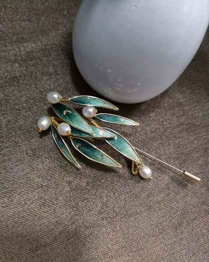 Bambo Bespoke Brooch-Silk Brooch(Ronghua)