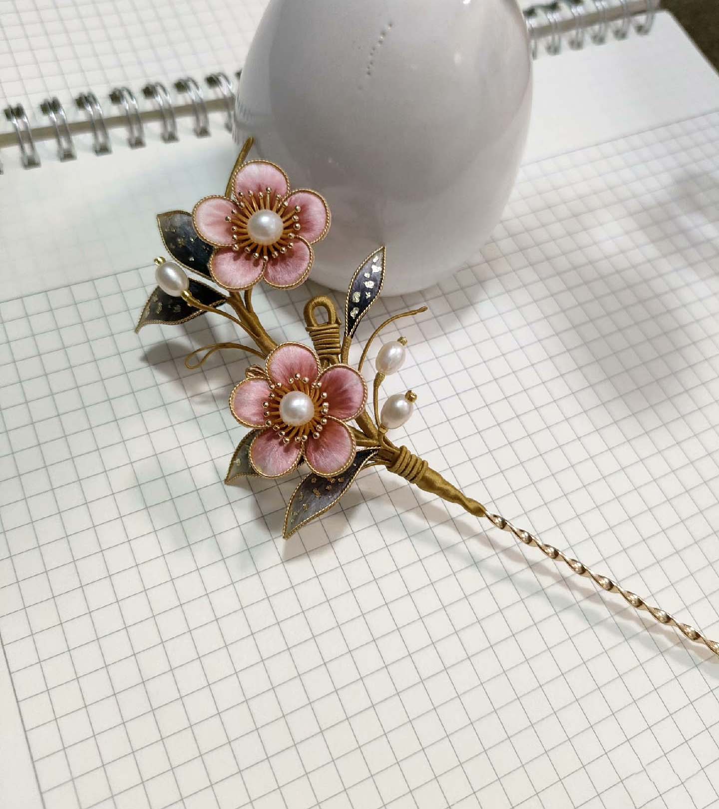 Beauty Bespoke Hairpin-Silk Hairpin(Ronghua)