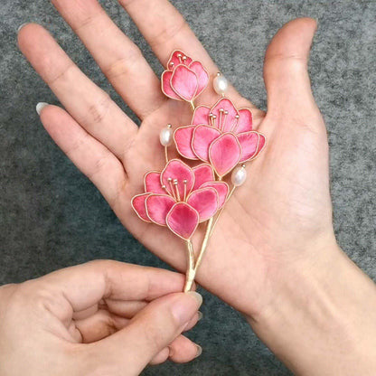 Peony Bespoke Brooch-Silk Brooch(Ronghua)