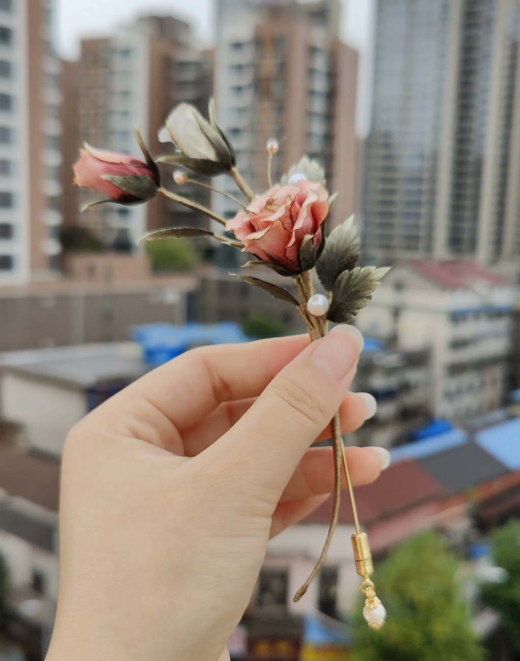 Rose Bespoke Corsage-Silk Corsage(Ronghua)