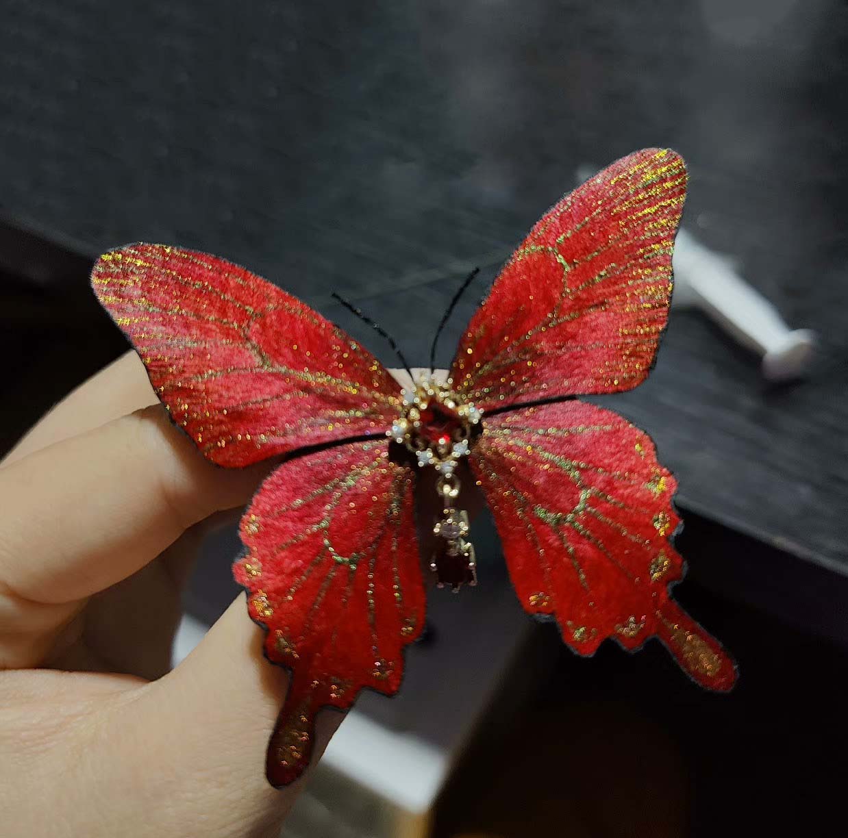 Butterfly Bespoke Brooch -Silk Brooch(Ronghua)