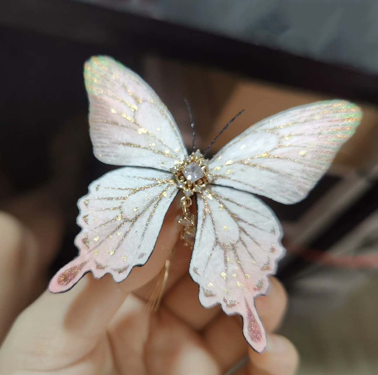 Butterfly Bespoke Brooch -Silk Brooch(Ronghua)