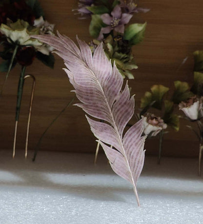 Feather Bespoke Brooch-Silk Brooch(Ronghua)