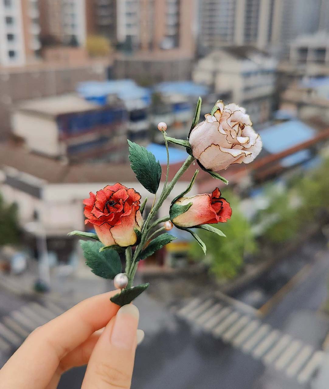 Rose Bespoke Corsage-Silk Corsage(Ronghua)