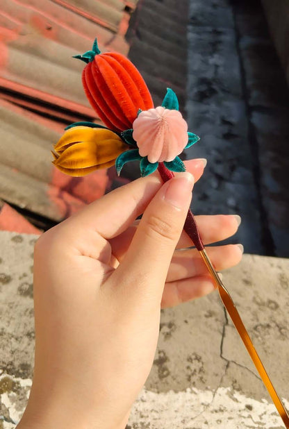 Fruitful Bespoke Hairpin-Silk Hairpin(Ronghua)