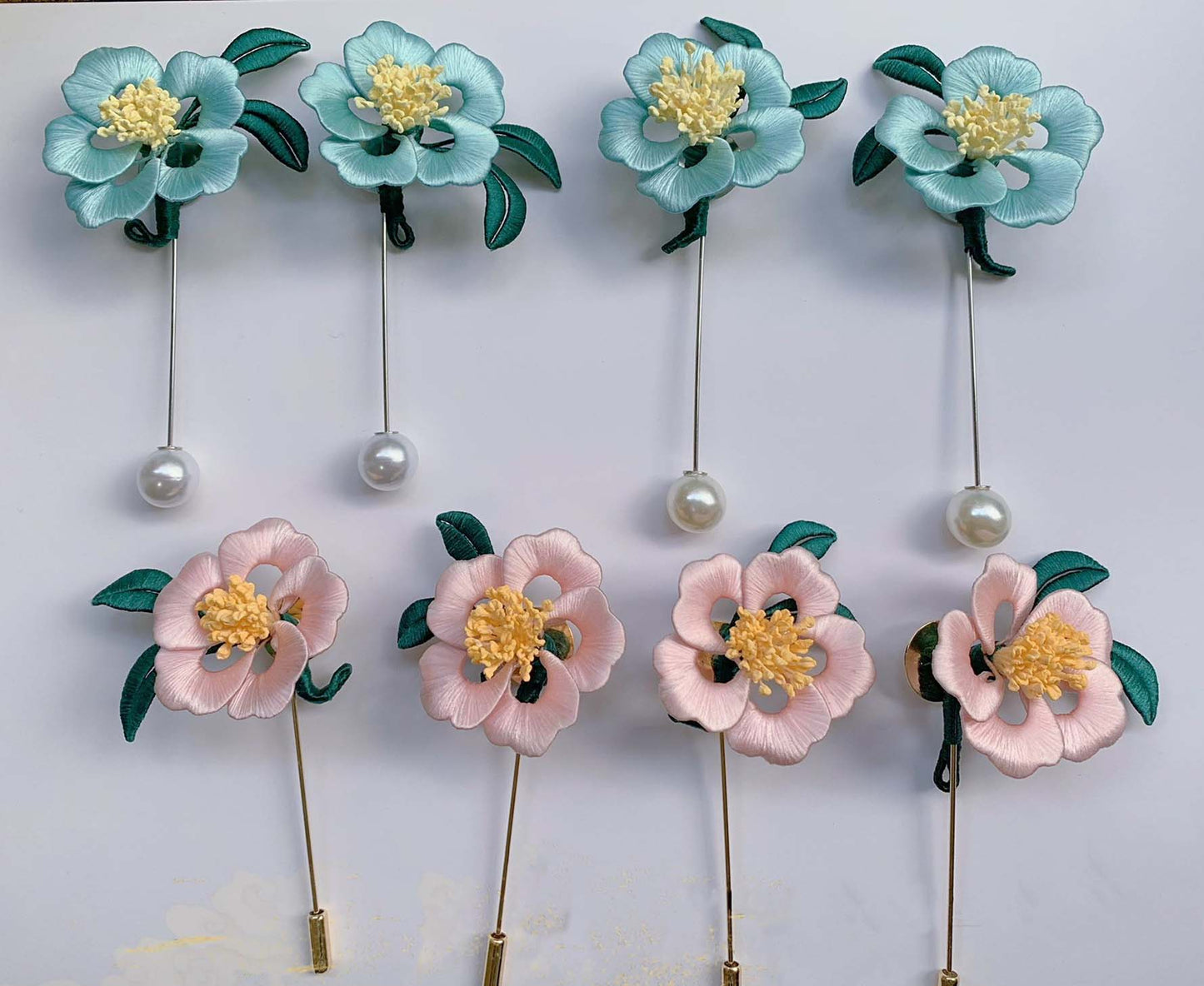 Camellia Handmade Corsage-Silk Corsage(Chanhua)