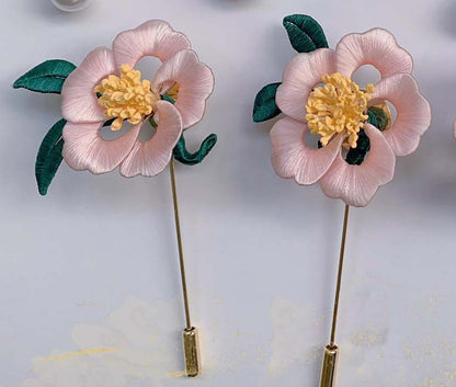 Camellia Handmade Corsage-Silk Corsage(Chanhua)