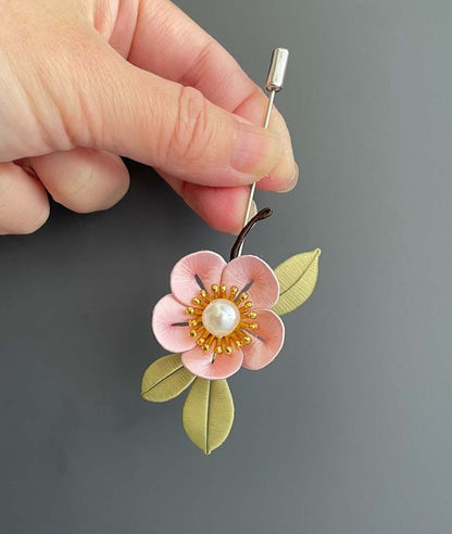 Blossom Handmade Brooch-Silk Brooch(Chanhua)