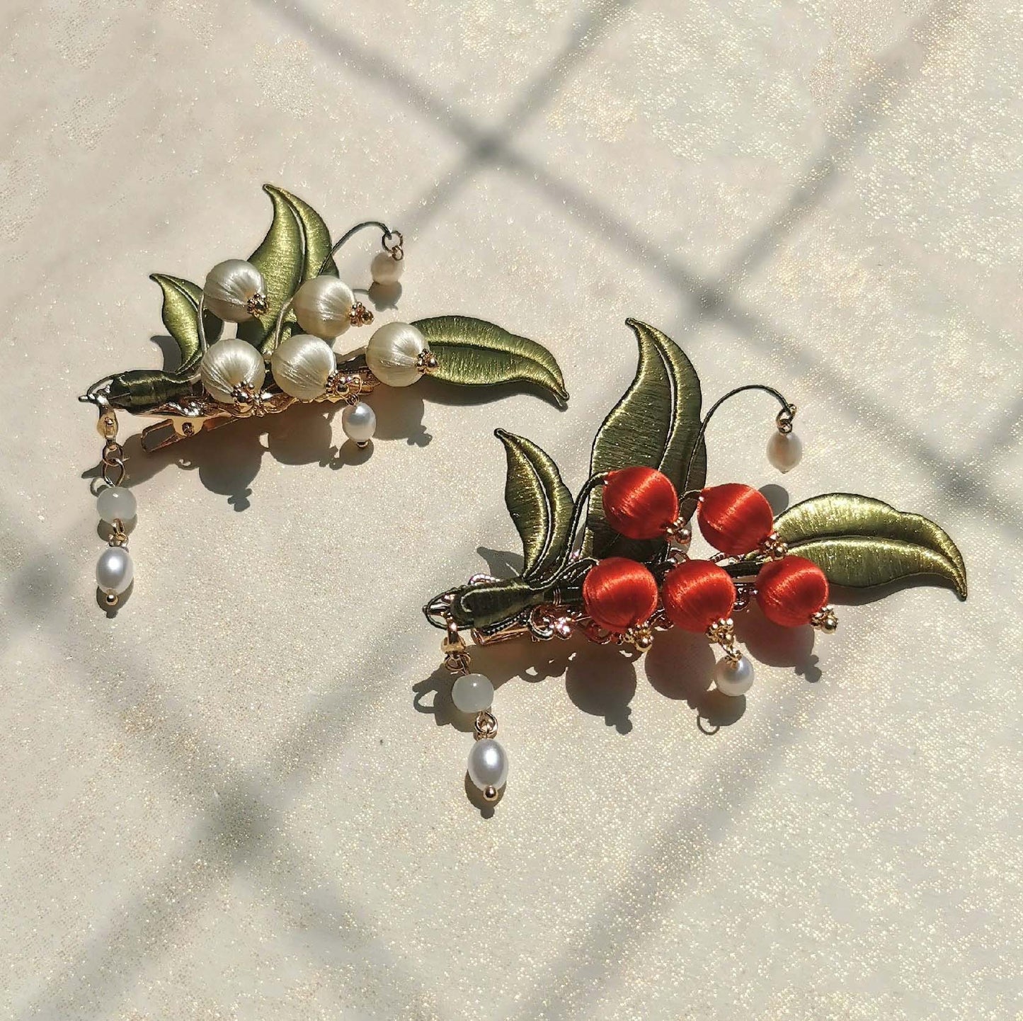 Berry Handmade Brooch-Silk Brooch(Chanhua)