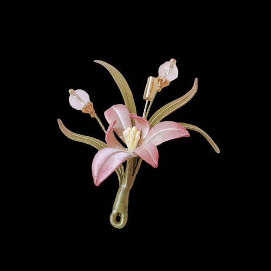 Orchid Handmade Brooch-Silk Brooch(Chanhua)