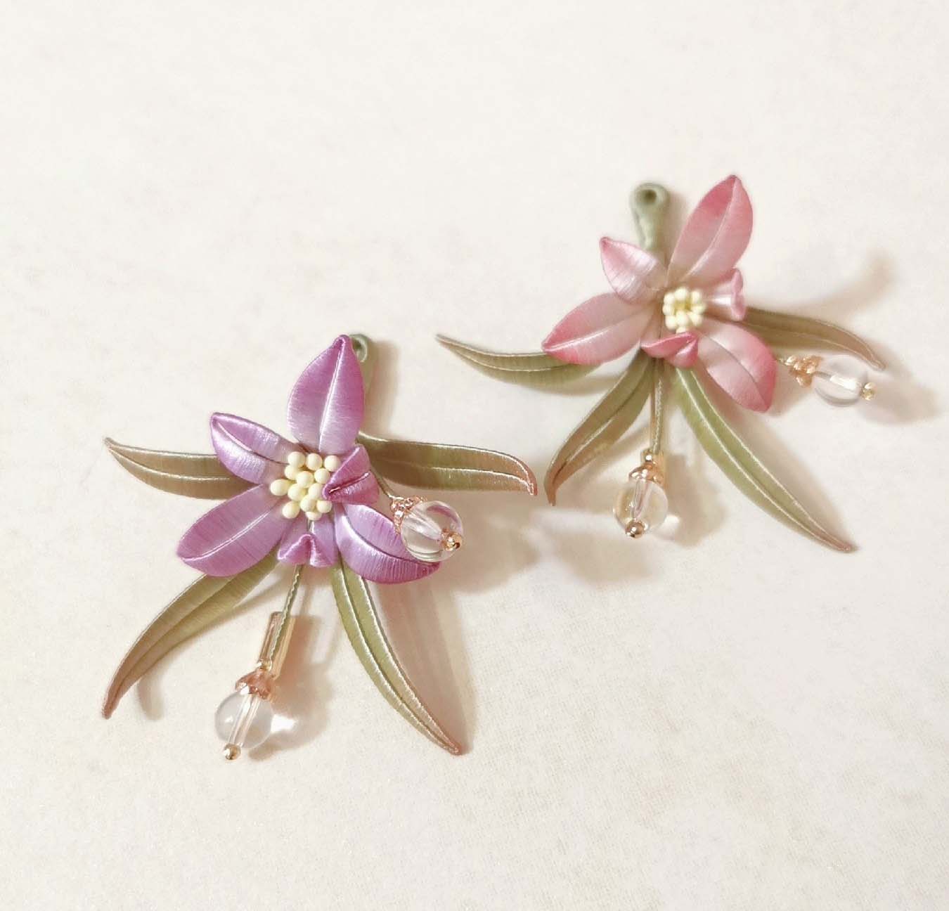 Orchid Handmade Brooch-Silk Brooch(Chanhua)