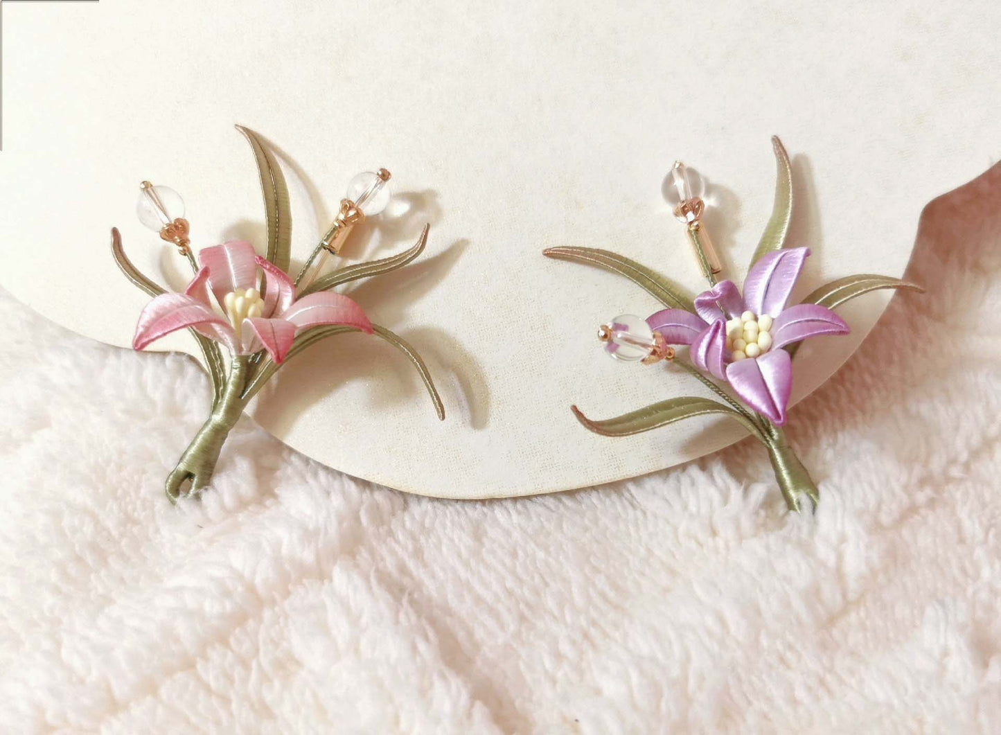 Orchid Handmade Brooch-Silk Brooch(Chanhua)