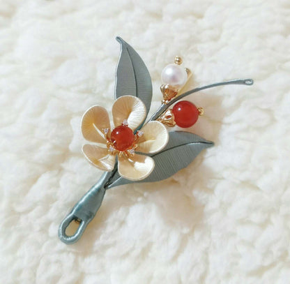 Floret Handmade Brooch-Silk Brooch(Chanhua)