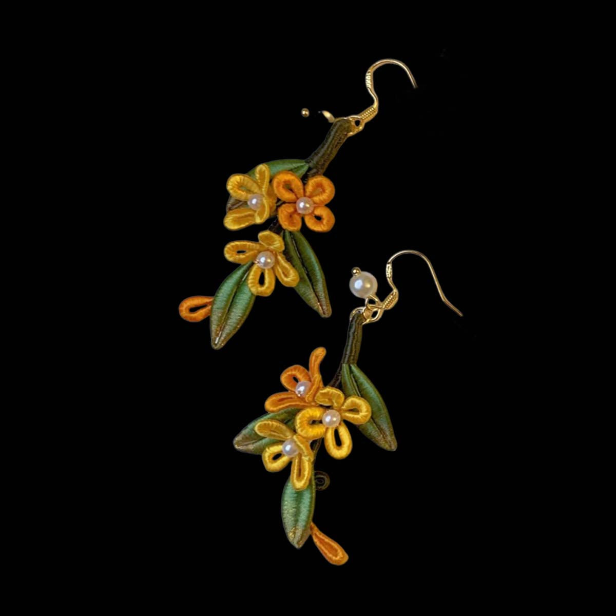 Sweet-Scented Handmade Earrings-Silk Earrings(Chanhua)