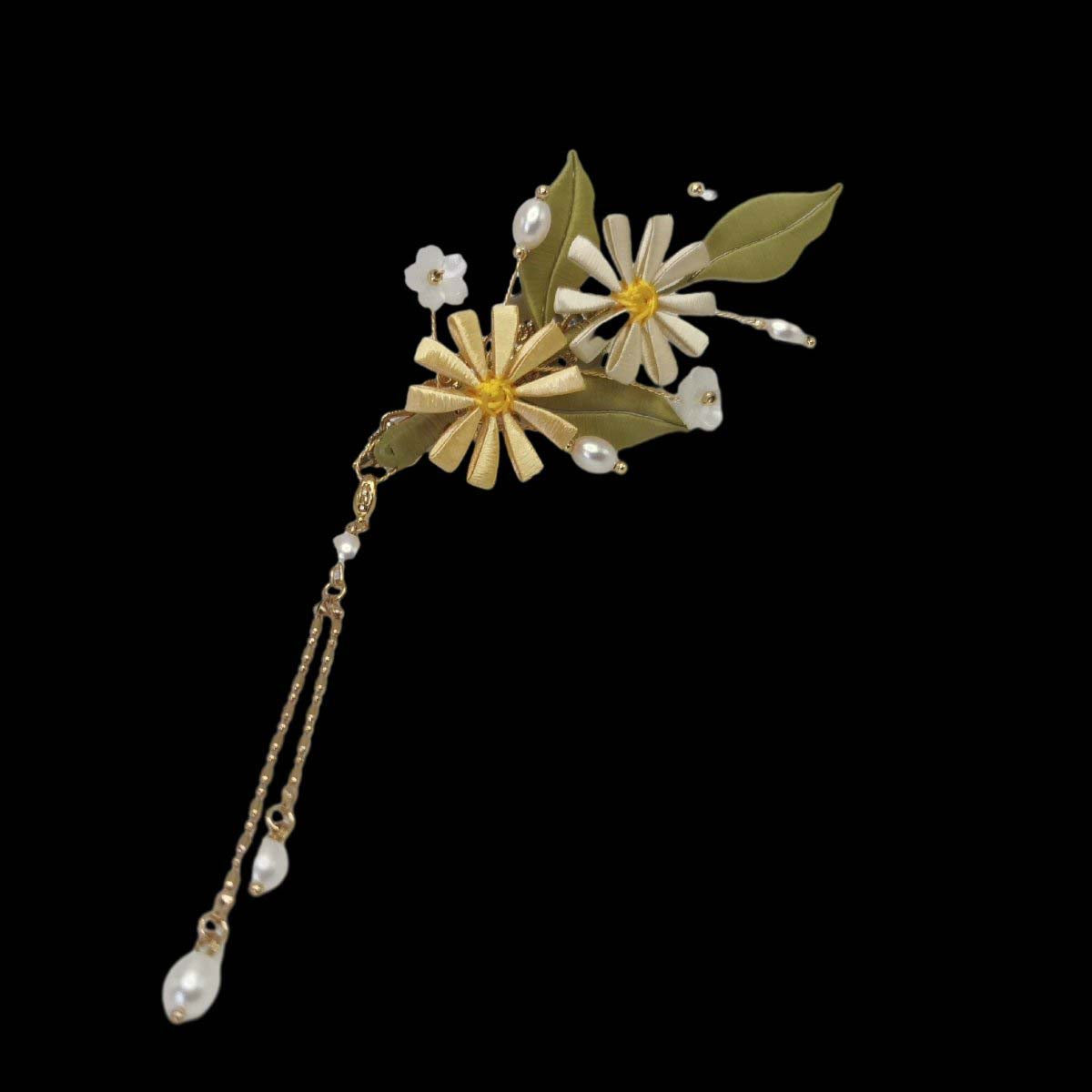 Daisy Handmade Brooch-Silk Brooch(Chanhua)