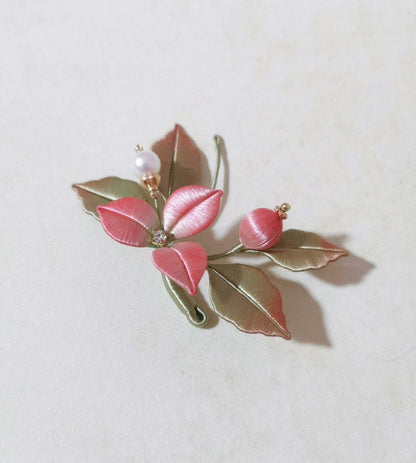 Floret Handmade Brooch-Silk Brooch(Chanhua)