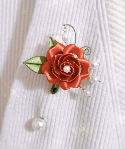 Rose Handmade Corsage-Silk Corsag(Chanhua)