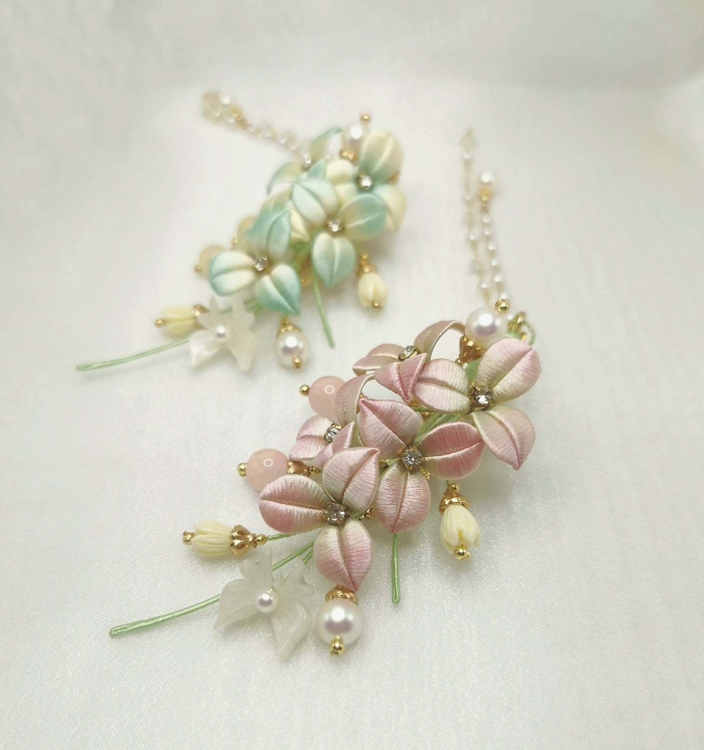 Floret Handmade Brooch-Silk Brooch(Chanhua)