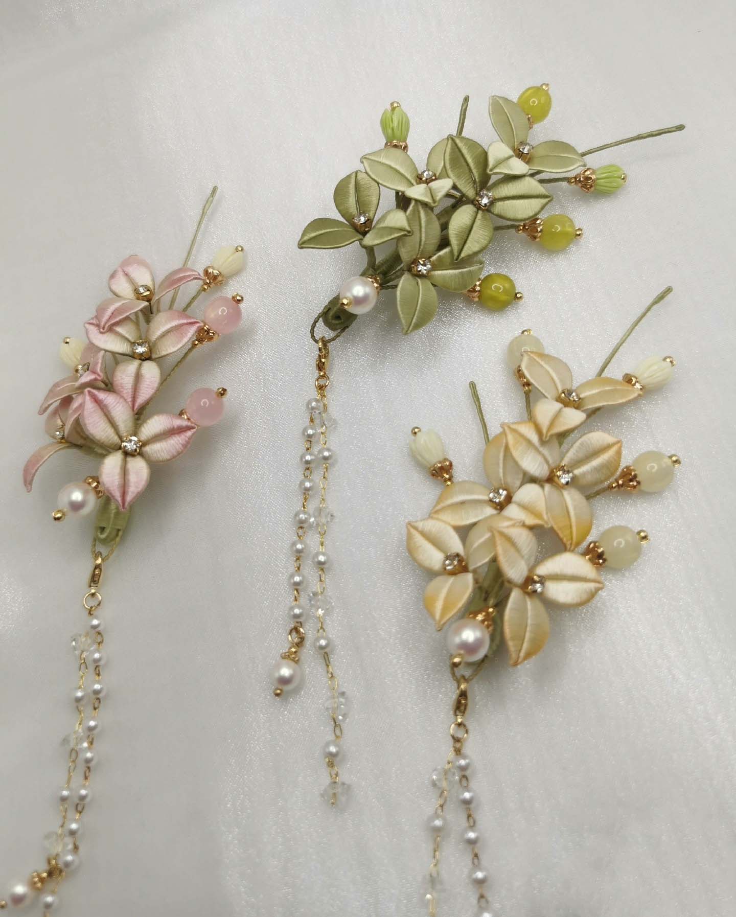 Floret Handmade Brooch-Silk Brooch(Chanhua)