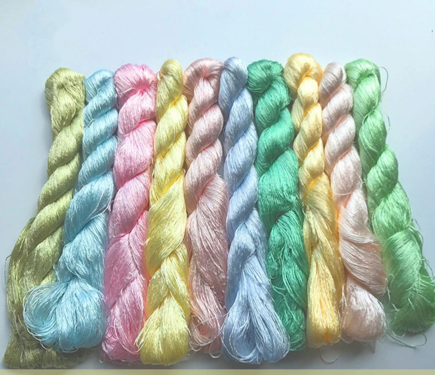 400m Suzhou Embroidery Mulberry Silk Thread(^set06  400m*10)