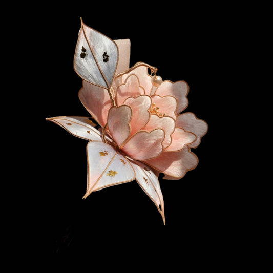 Peony Bespoke Brooch - Silk Flower Brooch(Ronghua)