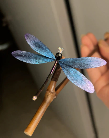 Dragonfly Bespoke Hairpin - Silk Hairdress(Ronghua)