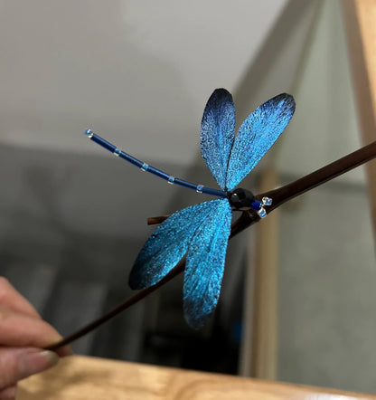 Dragonfly Bespoke Hairpin - Silk Hairdress(Ronghua)