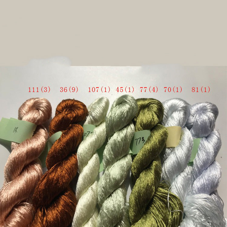 400m Suzhou Embroidery Mulberry Silk Thread(^冰淇淋  400m*7)