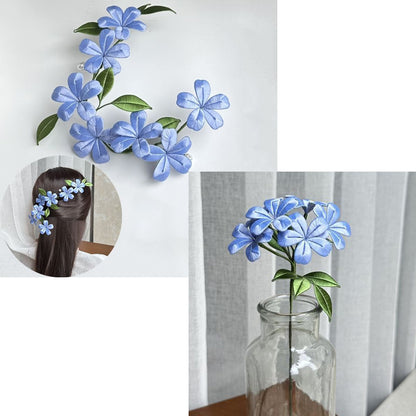 Blue Snowflake Chanhua Materials DIY Kit - Include Detailed Video Tutorial