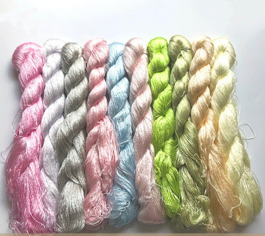 400m Suzhou Embroidery Mulberry Silk Thread(^set09  400m*10)