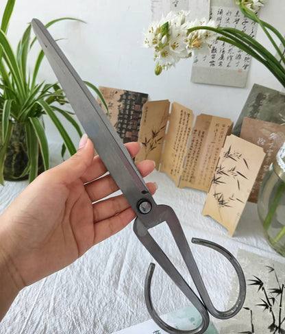 Peach Ronghua Scissors 290 - Handmade Artist Specific Long Scissors