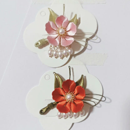 Little Flower Handmade Brooch - Silk Brooch(Chanhua)