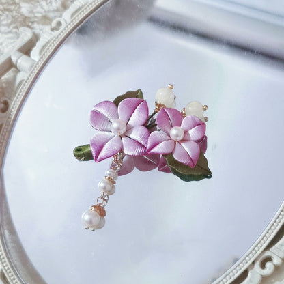 Xinci Handmade Brooch - Silk Brooch(Chanhua)