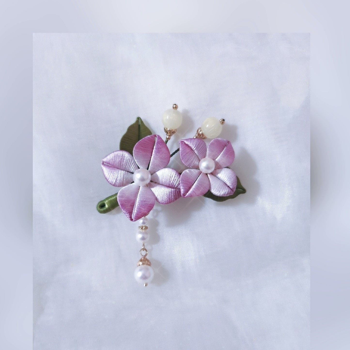 Xinci Handmade Brooch - Silk Brooch(Chanhua)