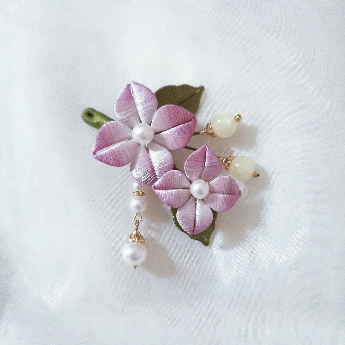 Xinci Handmade Brooch - Silk Brooch(Chanhua)