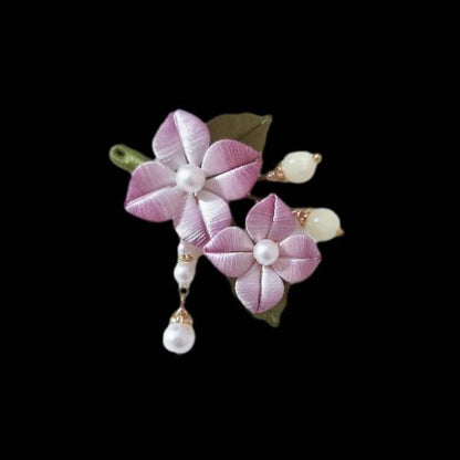 Xinci Handmade Brooch - Silk Brooch(Chanhua)