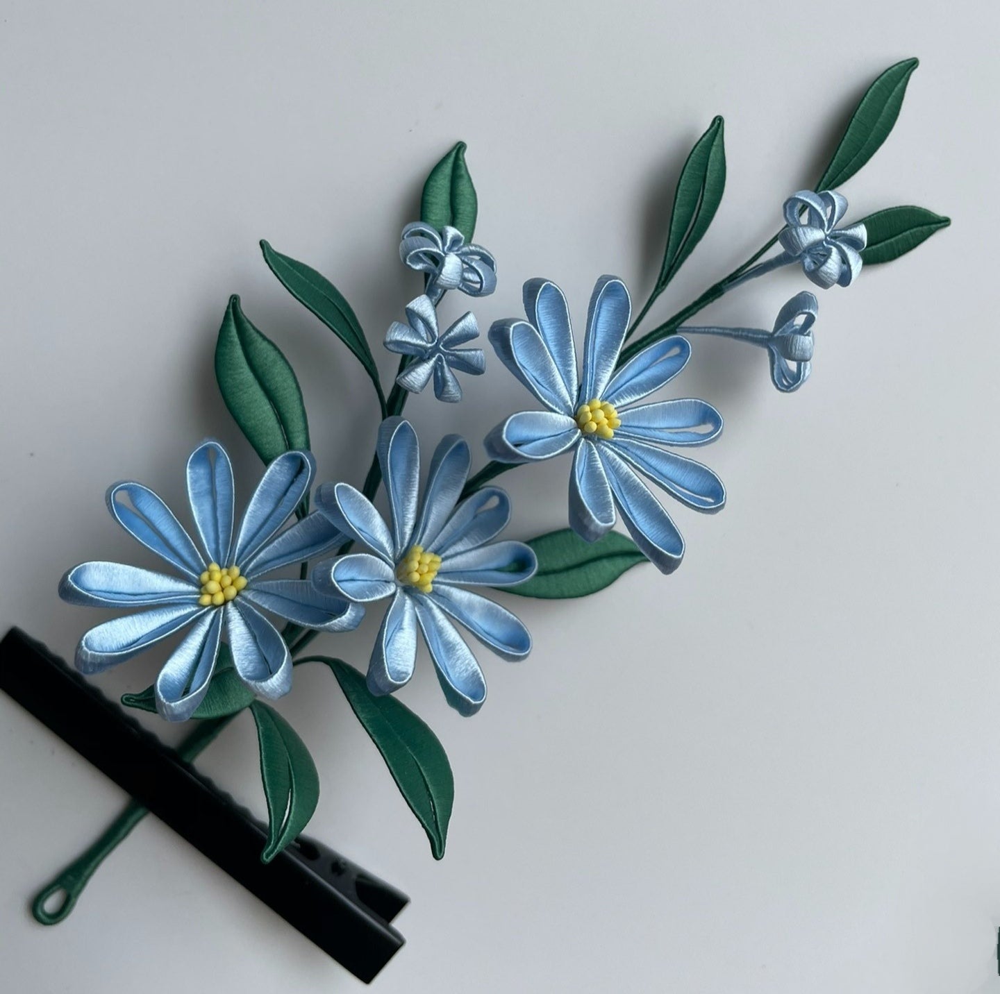 Little Daisy Bespoke Hair Clip - Silk Hair Clip(Chanhua)