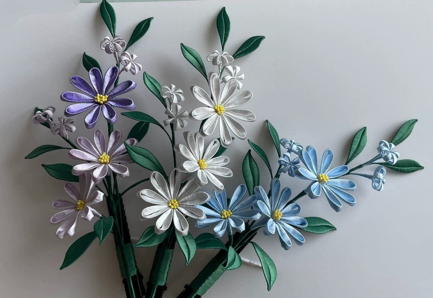 Little Daisy Bespoke Hair Clip - Silk Hair Clip(Chanhua)