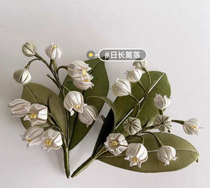 Bell Orchid Bespoke Wrist Flower - Silk Wrist Llower(Chanhua)