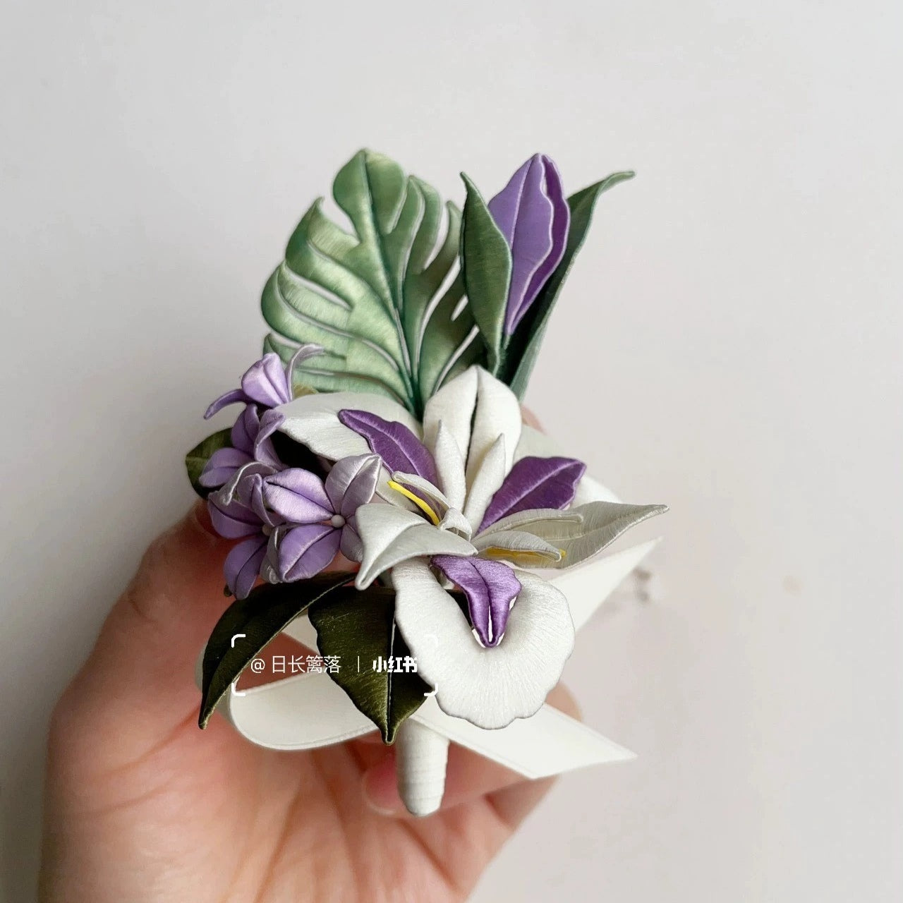 Iris Bespoke Corsage - Silk Corsage(Chanhua)