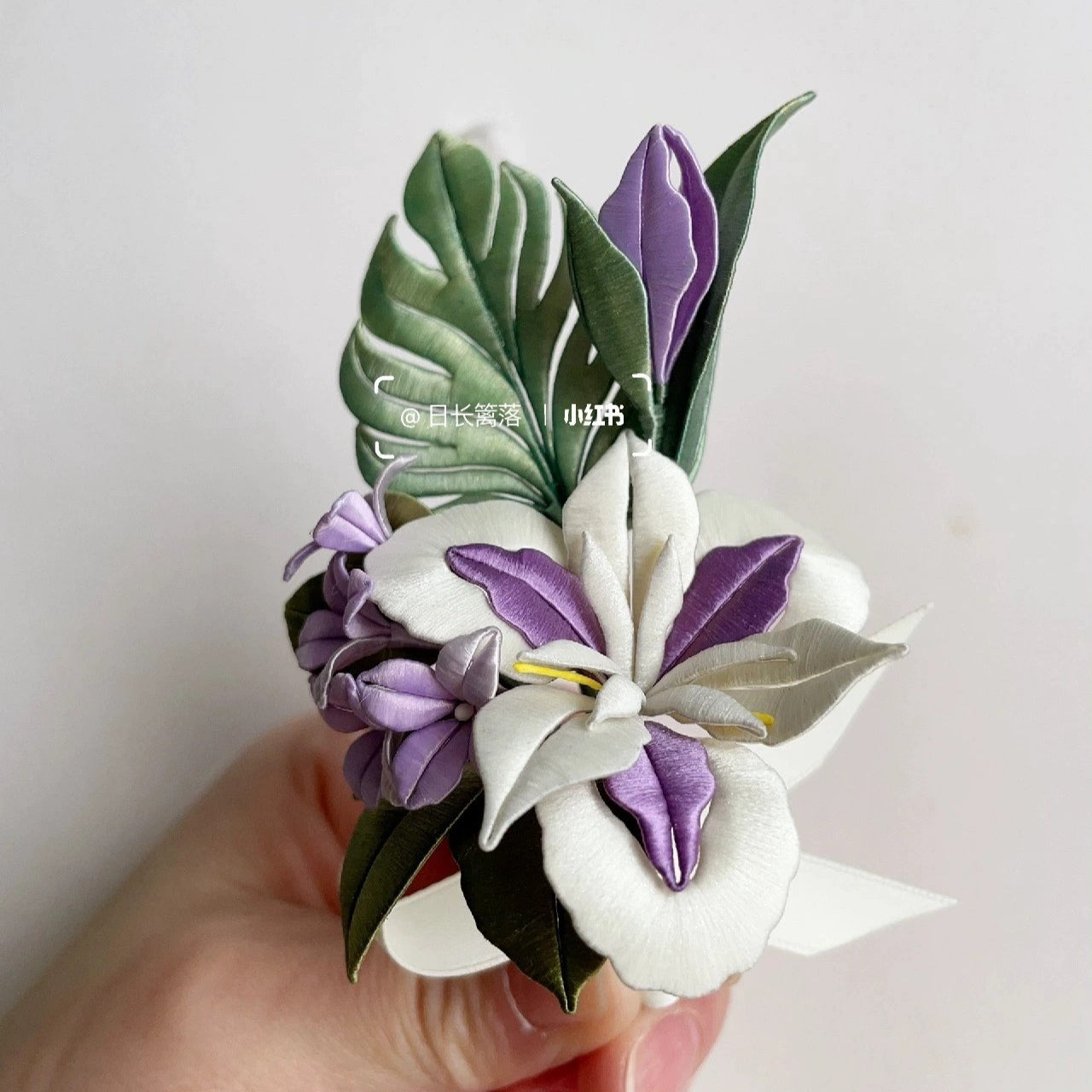 Iris Bespoke Corsage - Silk Corsage(Chanhua)