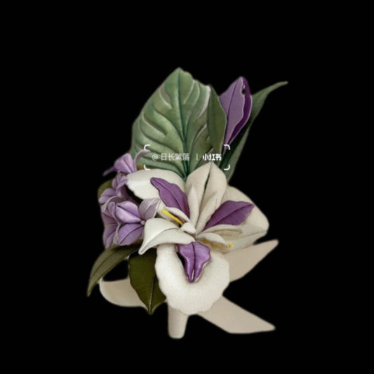 Iris Bespoke Corsage - Silk Corsage(Chanhua)