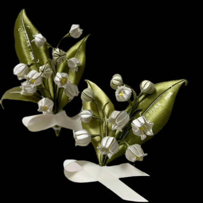 Bell Orchid Bespoke Corsage - Silk Corsage(Chanhua)