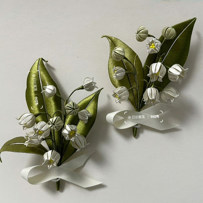 Bell Orchid Bespoke Corsage - Silk Corsage(Chanhua)