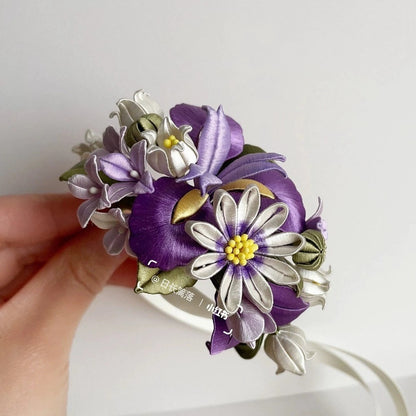 Bouquet Bespoke Wrist Flower - Silk Wrist Flower(Chanhua)