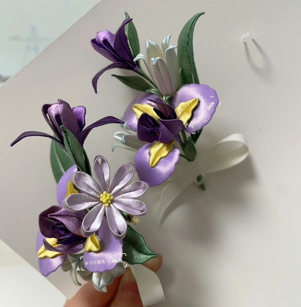 Iris Bespoke Corsage - Silk Corsage(Chanhua)