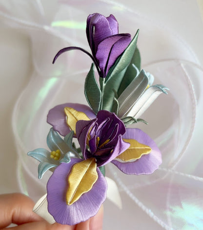 Iris Bespoke Corsage - Silk Corsage(Chanhua)