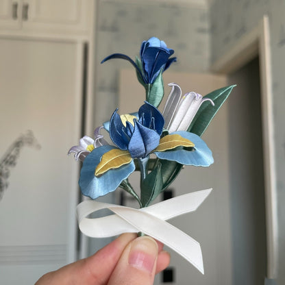 Iris Bespoke Corsage - Silk Corsage(Chanhua)